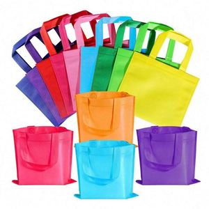 Bolsa de Compras Económica, Pequeña, de Color Liso, sin Tejido, para Regalos y Embalaje de Ropa - Product Image 1