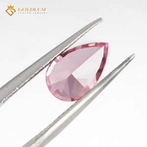 Diamant rouge en forme de poire cultivé en laboratoire Goldleaf, clarté EX VS1, certifié IGI, pour la fabrication de bijoux - Product Image 5