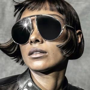 แว่นกันแดดนักบินเหล็กสีทองย้อนยุคแว่นตาขับรถขนาดใหญ่สำหรับทุกเพศแว่นตาทรงคางคกกรอบใหญ่แนววินเทจ - Product Image 2