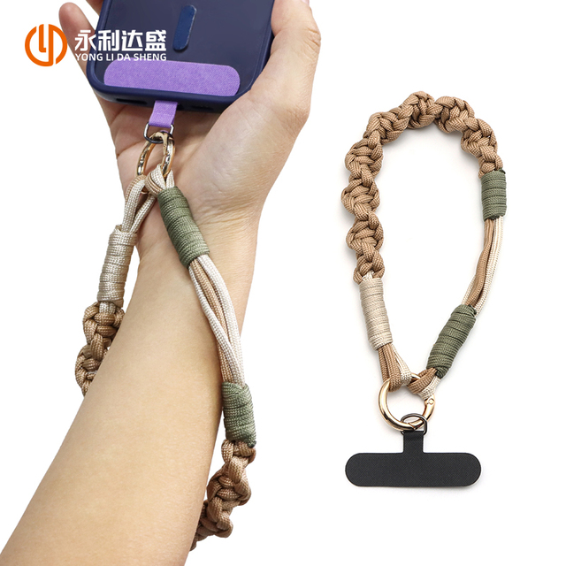 Wholesale Multi-Color DIY Universal Cell Phone Strap Wristband Short Mobile Phone Lanyard Anti-Loss Accessory