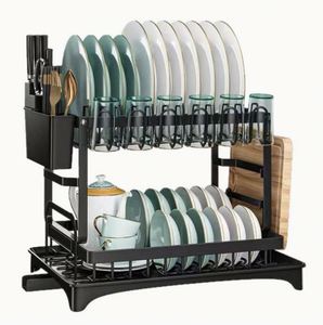 Égouttoir à vaisselle enroulable en acier inoxydable pour évier, tapis de séchage pliable résistant à la chaleur, organisateur de comptoir de cuisine - Product Image 1