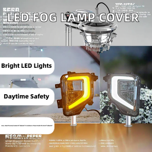 TYPY Autopartes Nuevas Luces LED de Circulación Diurna de 12V 18W, Cubierta de Faros Antiniebla, Luz de Giro Amarilla para Mitsubishi Triton L200 2019-2021 - Product Image 2