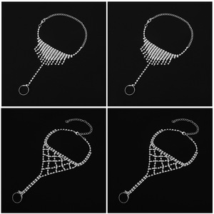 Cavigliere RINHOO di Lusso con Perle Scintillanti per Donne, Gioielli Etnici per <span class=keywords><strong>Piedi</strong></span>, Catena per Caviglia da <span class=keywords><strong>Donna</strong></span> per Feste in Spiaggia - Product Image 6