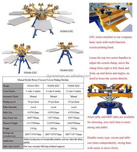 Máquina de Serigrafía Manual de 6 Colores para Camisetas, Textiles, <span class=keywords><strong>Ropa</strong></span>, Máquina de Impresión de Serigrafía - Product Image 3