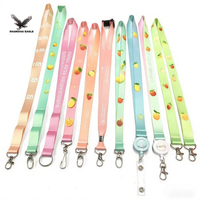 Correas Personalizadas para Tarjetas de Identificación con Diseño Jacquard, Sublimación, Gancho, Impresión, Resistentes al Agua, Material de Poliéster