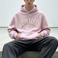 Sweat-shirts et hoodies grande taille de qualité supérieure pour hommes, hiver, impression puff, impression mousse