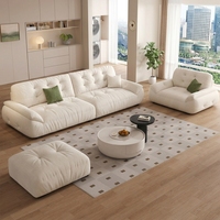 Ensemble de canapés modulaires style nuage, doux et modernes, pour salon, canapés design uniques et populaires, canapés de haute qualité