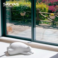 Puerta Abatible Moderna SAYYAS A86slim de Aluminio y Madera con Aislamiento Acústico para Apartamentos y Uso en Exteriores, Garantía de 5 Años