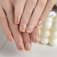 Nouvel Arrivage Autocollants pour Ongles en Gel Semi-Durcis à Finition Brillante, Séchage UV, Impression Offset Épaisse, Étanche pour un Effet Longue Durée