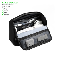 Bolsa de Almacenamiento Digital Multifuncional para Hombre, Gran Capacidad, Bolsa de Viaje Portátil para Cables de Alimentación y Cables de Datos
