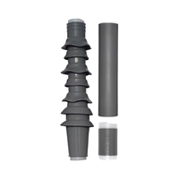 Accessoires de câbles à rétrécissement à froid isolants résistants aux hautes températures en caoutchouc de silicone à trois conducteurs pour haute tension 35 kV en extérieur
