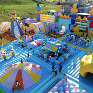 <span class=keywords><strong>Castillo</strong></span> Hinchable Infantil para Exteriores, Gran Parque de Atracciones, Centro Comercial, Atrio, Cama Elástica, Red de Juego, Fortín Travieso, Fabricantes - Product Image 2