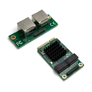 Adaptador Ethernet Gigabit de Doble Puerto I350, Tarjeta de Red Mini PCIe, Tarjeta LAN para PC Industrial, Servidor <span class=keywords><strong>IPC</strong></span> con SRIOV VMD - Product Image 2