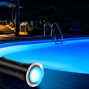 Lampe LED RGB 12W pour spa, AC12V DC12V, <span class=keywords><strong>remplacement</strong></span> de luminaire encastré sans niche, lampe subaquatique pour baignoire, <span class=keywords><strong>ampoule</strong></span> de <span class=keywords><strong>piscine</strong></span> D55mmxH162mm - Product Image 6