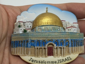 Mezquita 3D de Resina de Alta Calidad, Ciudad Vieja de Jerusalén, Israel, Recuerdos y Artesanías de Resina para Turismo en el Medio Oriente - Product Image 4