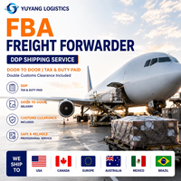 Transitaire international fiable Chine États-Unis Canada Europe Australie Mexique Brésil (DDP FBA) Conteneur sec 40/45HQ Capacité