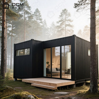 Maison modulaire de conteneur d'expédition d'acier ondulé de paquet plat pour l'usage de parc ou de villa de chambre à coucher d'hôtel de bureau de construction
