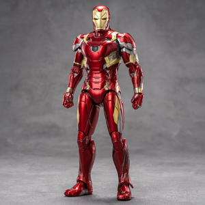 ZD Toys <span class=keywords><strong>Iron</strong></span> <span class=keywords><strong>Man</strong></span> Originale Autentico Marvel Edizione 10° Anniversario - <span class=keywords><strong>Iron</strong></span> <span class=keywords><strong>Man</strong></span> MK46 Non Luminoso <span class=keywords><strong>Action</strong></span> Figure in Scala 1/10 con Articolazioni Mobili - Product Image 3