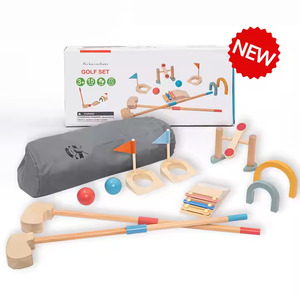Ensemble <span class=keywords><strong>de</strong></span> <span class=keywords><strong>mini</strong></span> <span class=keywords><strong>golf</strong></span> <span class=keywords><strong>en</strong></span> <span class=keywords><strong>bois</strong></span> Montessori Jeux interactifs familiaux Jouet <span class=keywords><strong>golf</strong></span> pour enfants - Product Image 3