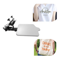 La Máquina de Serigrafía de 1 Color Más Económica para Camisetas, Ropa, Fundas de Almohada, Bolsas, etc.