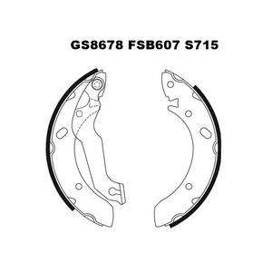 Set ganasce freno GS8678 per ricambi <span class=keywords><strong>HYUNDAI</strong></span> per <span class=keywords><strong>Hyundai</strong></span> ELANTRA (XD) 01.2004-09.2006; Codice: GS8678 - Product Image 4