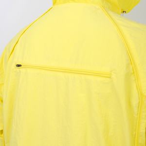 Veste coupe-vent pour homme TOPSHOW avec logo personnalisé, veste à capuche, patchwork, légère, fermeture éclair, coupe-vent pour homme - Product Image 3