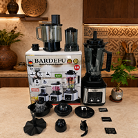 Blender électrique professionnel Bardefu 8-en-1, capacité 4L, lames en acier inoxydable, usage commercial et hôtelier, contrôlé par application