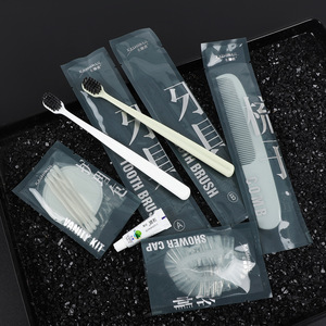 Juego de Cepillo de Dientes y Pasta Dental Desechables Kashrul, Cerdas Suaves, Artículos de Aseo para Huéspedes de Hotel - Product Image 1