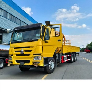 รถบรรทุกติดเครนไฮดรอลิกแบบยืดหดได้ HOWO 6x4 12 ตัน 14 ตัน พร้อมขาย - Product Image 3