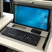 Écran de moniteur 24 pouces FHD LCD avec système de conférence audio-vidéo sans papier pour réunions de bureau sans papier