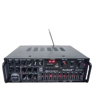 Amplificateur stéréo domestique 326bt Car 300W EQ BT 4 Ohm 2 canaux USB Corée 220V 110V pour home cinéma - Product Image 1