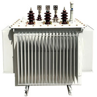 Transformateur de distribution triphasé immergé dans l'huile 6kV 6.3kV 6.6kV 10kV 10.5kV 11kV à enroulement cuivre-aluminium