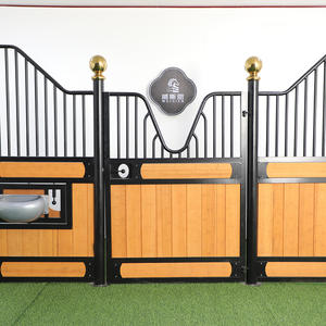 Cabanes à chevaux portables luxueuses Structure en acier préfabriquée hangar <span class=keywords><strong>de</strong></span> bâtiment écuries conceptions <span class=keywords><strong>grange</strong></span> <span class=keywords><strong>de</strong></span> hangar <span class=keywords><strong>de</strong></span> ferme équestre - Product Image 6