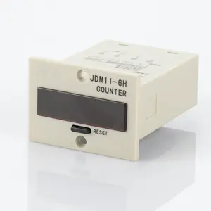 价格便宜的JDM11-6H AC220V DC24V 6位数字计数电子脉冲计数器