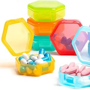 Nouveau petit organisateur de pilules, boîte de pilules de voyage Portable pour poche, porte-médicaments et vitamines