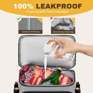 35 Can Insulated <b>Backpack</b> Cooler Leakproof Soft <b>Lunch</b> Ice <b>Bag</b> - Product Image 3