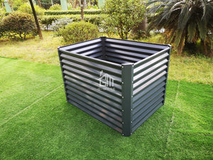 <span class=keywords><strong>Jardinera</strong></span> Elevada de Metal para Exteriores de 60x60x90 <span class=keywords><strong>cm</strong></span>, <span class=keywords><strong>Jardinera</strong></span> de Acero Resistente para Cultivo de Vegetales de Raíz Profunda - Product Image 6