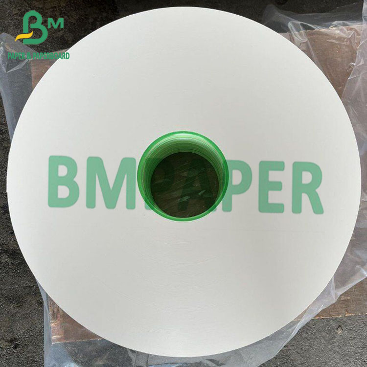 28gsm Food Wrapping Paper , Food Grade Straw Wrapping Paper Roll 22mm 24mm 28mm