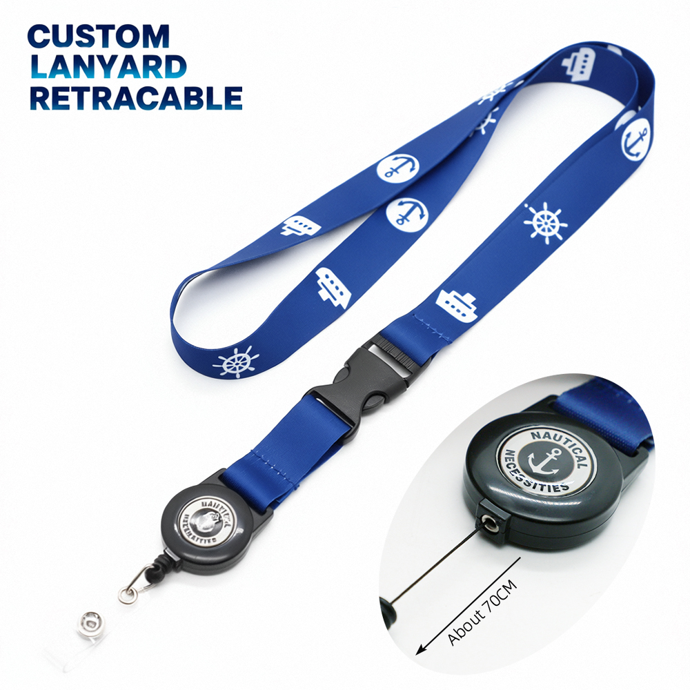 Buy ID Card It 10 ID Card Pass Badge Holder Neck Strap Safety Breakaway Lanyard For Id Badge Holders Blue Metal Clip - View #8