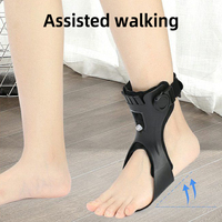 Attelle pour pied tombant Afo, attelle orthopédique ajustable pour la cheville, attelle pour pied tombant, attelle de traction pour fracture de jambe, attelle pour genou pour pied tombant