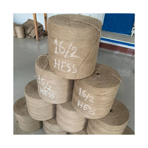 Hilo de Yute Orgánico Certificado, Procesamiento Libre de Químicos, Color Beige Natural, para la Fabricación Textil Ecológica - Product Image 1