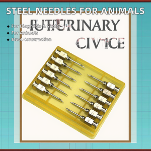 Agujas de Acero Inoxidable para Veterinaria Avícola y Ganadera, para Diagnóstico e Inyección - Product Image 2