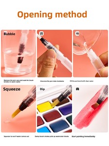 Ensemble de peinture à l'eau solide de 12 couleurs pour étudiants et enfants, idéal pour le <span class=keywords><strong>dessin</strong></span>, l'esquisse et la peinture - Product Image 2