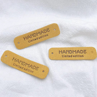 Étiquette personnalisée DZN en cuir écologique pour jeans coupés droit, étiquette de vêtement, badge gaufré, pour chapeaux, chaussures, sacs, couture et confection