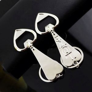 Wholesale Blank Bottle Opener <b>Keychain</b> Custom 3d Metal Key Chains Foot Guitar Bottle Opener Key Rings Gifts House Shape <b>Keychain</b> - Product Image 5