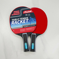 Ensemble de raquettes de tennis de table 7 plis en bois, 2 pagaies avec caoutchouc inversé et éponge haute tension, durable pour l'entraînement en club en intérieur et en extérieur
