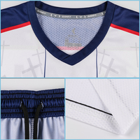 Uniforme de football rayé original pour femmes uniforme de football drapeau jeunesse original personnalisé maillot de football féminin respirant WFW28