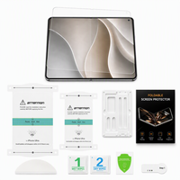Pelindung Layar Dengan Kit Pemasangan untuk iPhone Duo Pre Cut Hydrogel Pelindung Layar Ganda Grosir