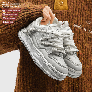 2025, diseño de moda, zapatos deportivos para hombres, ligeros, transpirables, informales, estilo sucio, cómodos, forro de malla largo para todo el día - Product Image 1