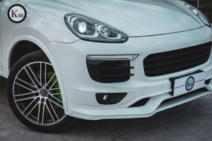 KM Premium Upgrade 9Y0.1 TKT Conjunto de labio delantero Ajuste perfecto para <span class=keywords><strong>Cayenne</strong></span> 958,2 La alta calidad mejora el atractivo visual del vehículo - Product Image 5